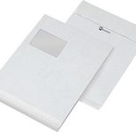 MAILmedia Faltentaschen DIN C4 weiß