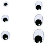 folia Wackelaugen weiß