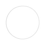 Rayher Metallring beschichtet weiß