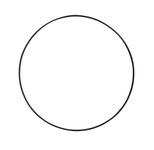 Rayher Metallring beschichtet schwarz