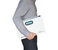 RAPESCO® Fächermappe DIN A4 überbreit 13-Fach  weiß