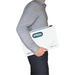 RAPESCO® Fächermappe DIN A4 überbreit 13-Fach weiß