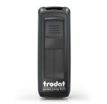 trodat Ersatzstempelkissen 3,8 x 1,4 cm schwarz