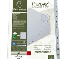 Exacompta Ordnerregister Vollformat 1-12 DIN A4