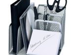 WEDO Schreibtisch-Organizer 15,8 x 13,5 x 14,5 cm silber