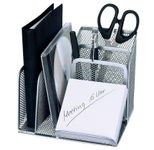 WEDO Schreibtisch-Organizer 15,8 x 13,5 x 14,5 cm silber