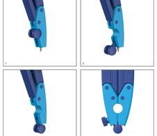 Pelikan Zirkel Griffix blau