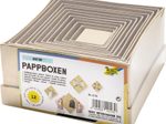 folia Geschenkboxen-Set 14,5 x 14,0 x 7,4 cm braun