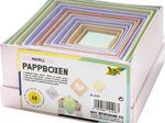 folia Geschenkboxen-Set 14,5 x 14,0 x 7,4 cm farbsortiert