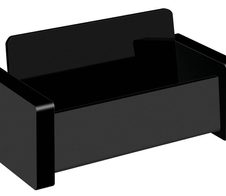 WEDO Visitenkartenhalter schwarz