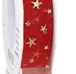 PRÄSENT Geschenkbänder 25 mm x 20 m rot