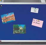 dots Pinnwand 90,0 x 60,0 cm blau