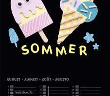 folia Kalender zum Selbstgestalten 17,0 x 24,0 cm