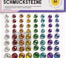 folia Schmucksteine mehrfarbig