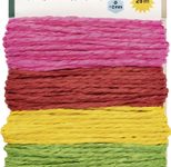 folia Kordeln pink, rot, gelb, grün, blau