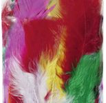 folia Federn mehrfarbig