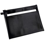 Alassio Reißverschlussbeutel 25x19cm schwarz