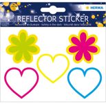 HERMA reflektierende Aufkleber Blumen und Herzen