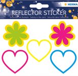 HERMA reflektierende Aufkleber Blumen und Herzen