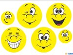HERMA reflektierende Aufkleber Smiley