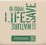 BRUNNEN Radiergummi weiß