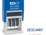 COLOP Datumstempel mit Text S160/L "GESCANNT"