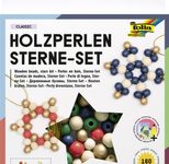 folia Perlen-Set natur, rot, blau