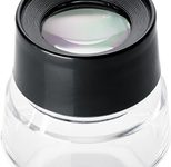 Lupe schwarz 10-fach