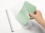 SIGEL Gleitverschlusstasche für Konferenzmappe A4 transparent