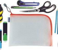 HERMA Reißverschlussbeutel A5 transparent