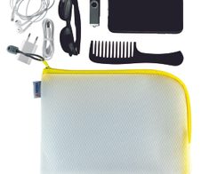 HERMA Reißverschlussbeutel A5 transparent