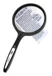 WEDO Lupe schwarz 2-fach und 4-fach, Ø 7,4 cm