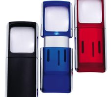 WEDO Lupe blau 3-fach, Ø 13,3 cm