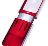 WEDO Lupe rot 3-fach, Ø 13,3 cm