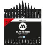 MOLOTOW Blackliner Fineliner-Set 0.05 + 0.1 + 0.2 + 0.3 + 0.4 + 0.5 + 0.9 + 1.0 mm Schwarz