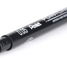 Pentel Pointliner Fineliner 0.05 mm Schwarz