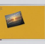 dots Pinnwand 60,0 x 45,0 cm gelb