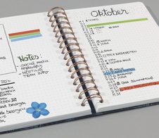 SIGEL Notizbuch ca. DIN A5 punktraster, 240 Seiten