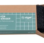 SIGEL Löschpapier für Tafellöscher schwarz