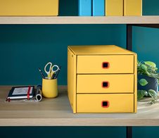 LEITZ Stiftehalter 8,7 x 8,7 x 10,8 cm gelb