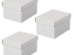 Esselte Aufbewahrungsboxen Home 6,5 l - 20,0 x 25,5 x 15,0 cm weiß