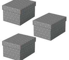 Esselte Aufbewahrungsboxen Home 6,5 l - 20,0 x 25,5 x 15,0 cm grau