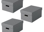 Esselte Aufbewahrungsboxen Home 17,5 l - 26,5 x 36,5 x 20,5 cm grau