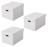 Esselte Aufbewahrungsboxen Home 50,0 l - 35,5 x 51,0 x 30,5 cm weiß