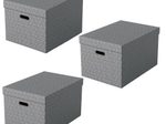 Esselte Aufbewahrungsboxen Home 50,0 l - 35,5 x 51,0 x 30,5 cm grau