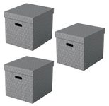Esselte Aufbewahrungsboxen Home 33,0 l - 32,0 x 36,5 x 31,5 cm grau