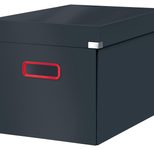 LEITZ Aufbewahrungsbox Click&Store 32,5 l - 32,0 x 36,0 x 31,0 cm grau