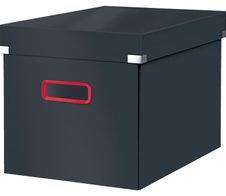 LEITZ Aufbewahrungsbox Click&Store 32,5 l - 32,0 x 36,0 x 31,0 cm grau