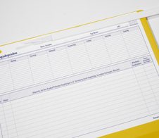 BOI DOKUTECH Dokumenten-Schutzleisten  für DIN A4 weiß