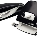 LEITZ Locher und Heftgeräte Set schwarz